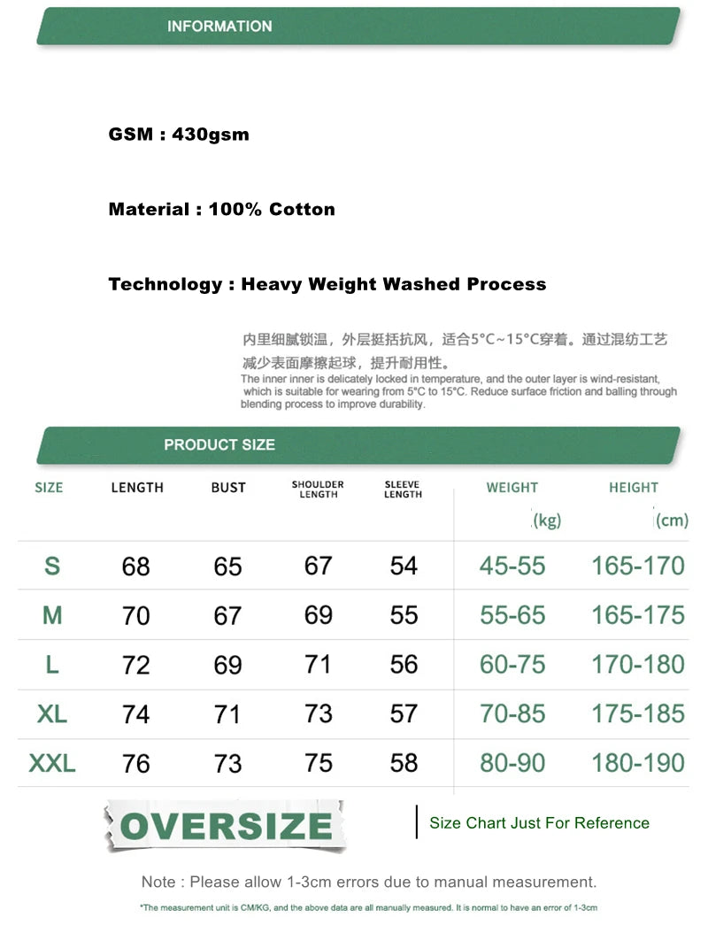 ZODF 2025 Autumn Men Heavy Weight 480gsm Hoodies Unisex Retro Washed Terry Cotton Distressed Hooded Coats HY1110