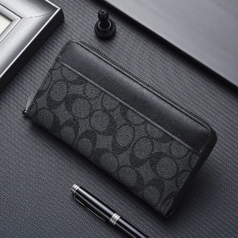 Leather Wallet Men RFID Blocking Bifold Front Pocket Wallet Minimalist Credit Card Holder Cash Money Clip