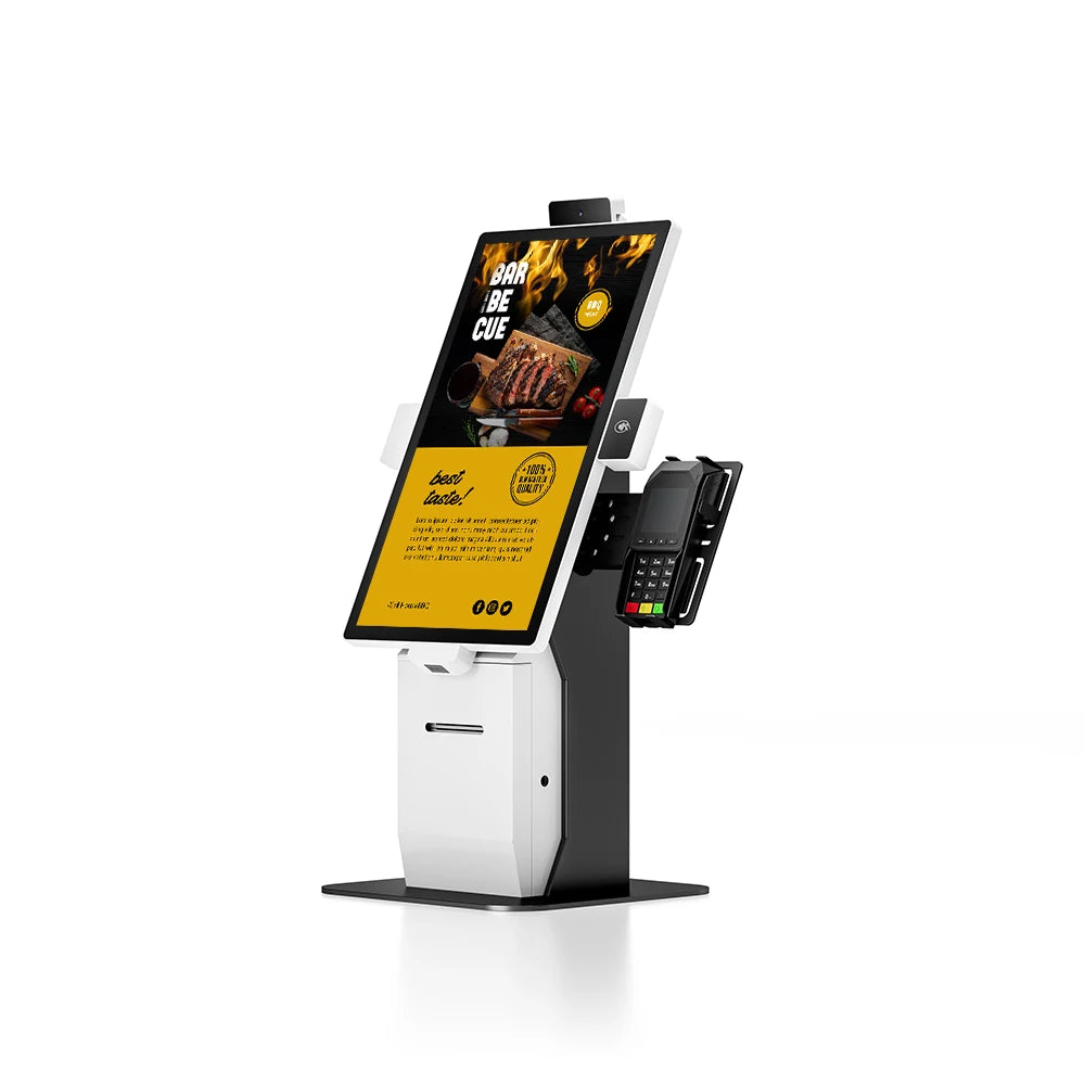 Modular Touch Screen Self-Order System with Printer Support for POS Machine Restaurant Payment Kiosk