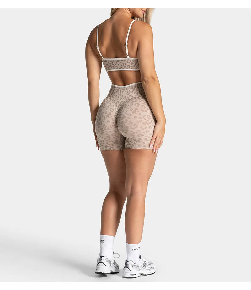 LOGO Quick-drying Seamless High Elastic Abdominal Tinting High Waist Hip-lifting Tight Outer Wear Running Slim Yoga Shorts