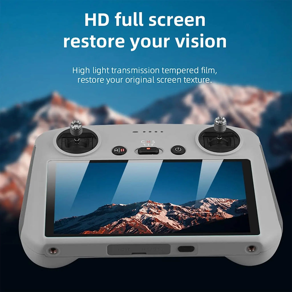 Protective Film for DJI Mini 3 Pro HD Glass Screen Protector Hardness Anti-Scratch Screen Film RC Remote Controller Accessories