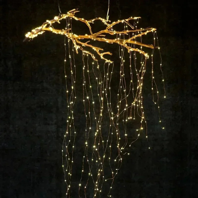 2~30M Ultra Long Solar String Fairy LED Light Outdoor Copper Waterproof Wedding Garland Decoration Garden Lights Party 8 Modes