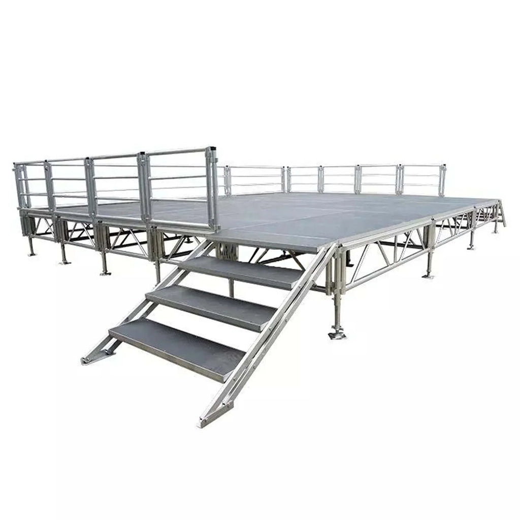 Manufacturer Specializes in Customizing TUV Certified Aluminum Stage Equipment Foldable & Portable Event Concert Glass Stage