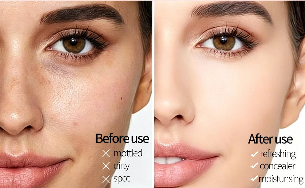 Color Changing Foundation Spf 20 Sunscreen Face Makeup, 30ml, Flawless Coverage Self-Adjusting Liquid Foundation for Natural Look