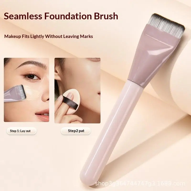 Foundation Brush +Makeup Palette + Black Powder Puff Set Foundation Cream Mixing Tool Nail Art Makeup Cosmetic Makeup Tool Kits