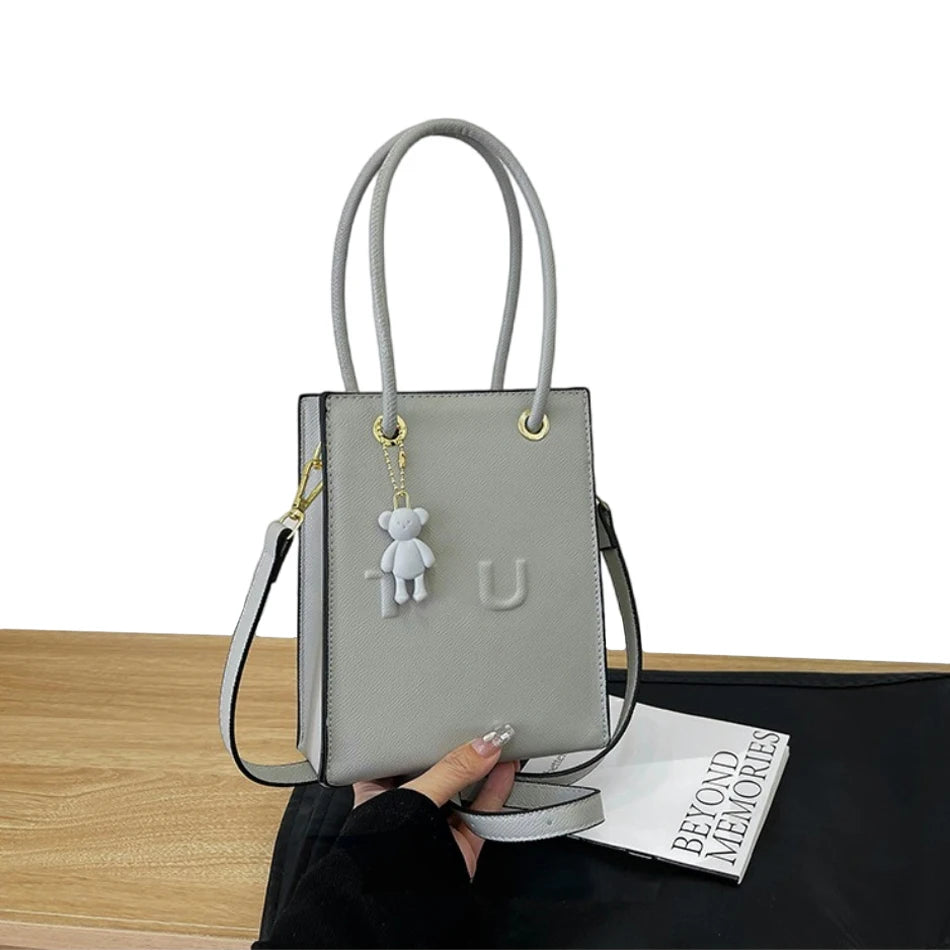 2026 Small Square Bag Women New Handbag Fashion Shoulder Casual Crossbody Solid Color Mobile Phone Bag