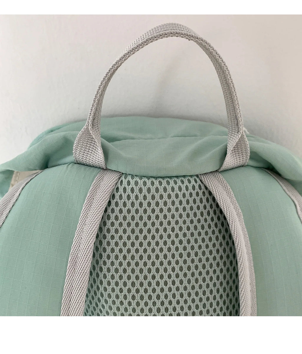 Women Outdoor Sports Backpack With Large Capacity Lightweight Nylon Backpack Suitable Casual Versatile Camping Travel Bag Unisex