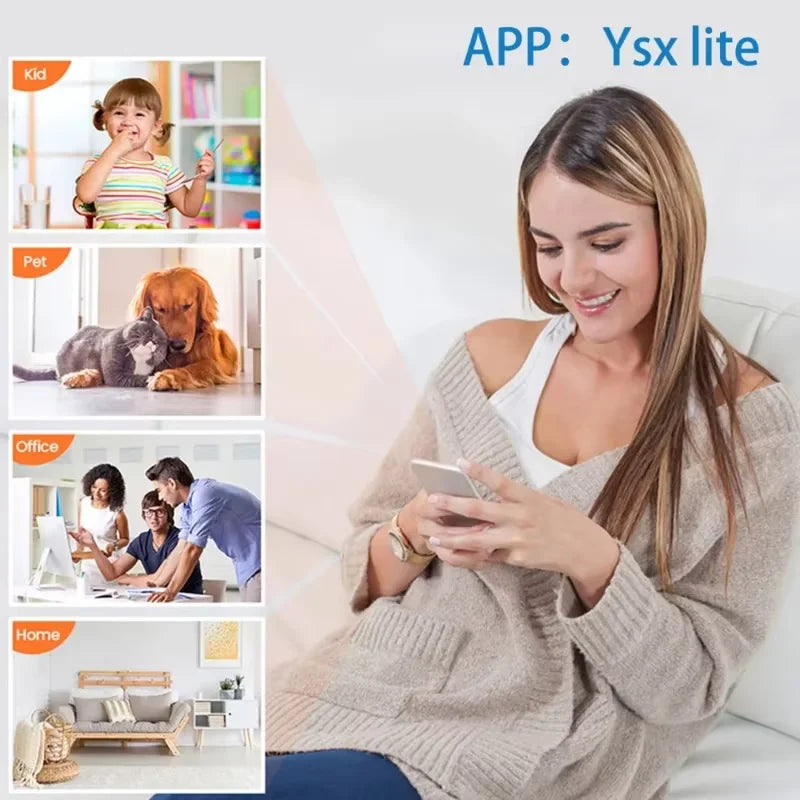 HD 1080P Mini Camera Wireless WiFi Baby Monitor Indoor Safety Security Surveillance Night Vision Camera IP Camera Recorder