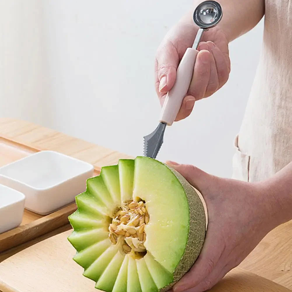 Multifunctional Fruits Peeling Spoon Mango Meat Separator Cutter  Kitchen Gadgets Fruits Watermelon Cutting Digging Gadgets