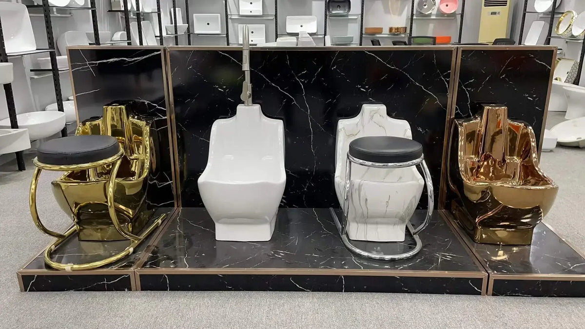Wall Mounted Wudu Ablution Sink, Ceramic Foot Washing Station for Muslim Prayer
