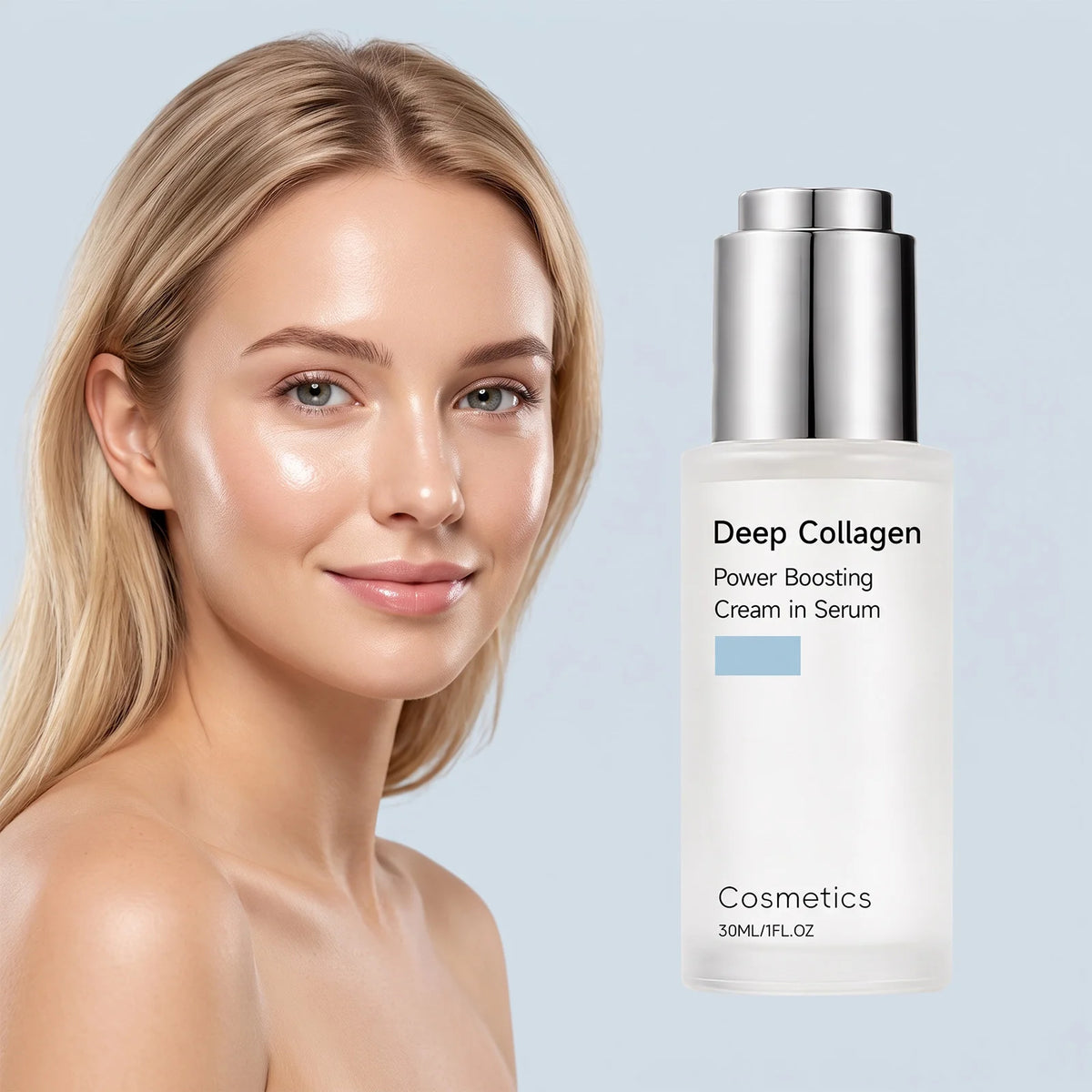 Facial Serum Deep Moisturizing Long Lasting Hydration for Dry Combination Sensitive Skin Improve Rough Texture Winter Skincare