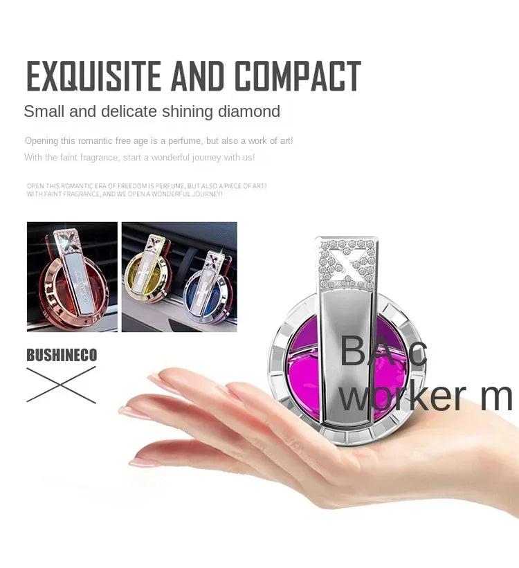 Car Perfume Air Freshener Auto Vent Aromatherapy High-End and Elegant Car Perfume Good Gifts for Women Long Lasting Perfume
