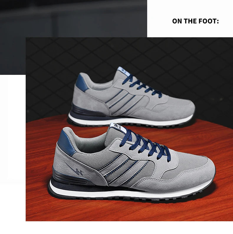 Double Star Men's Retro Running Shoes 2026 April May Breathable Mesh Casual Sneakers VintageClassicLightweightWalkingShoesforMen