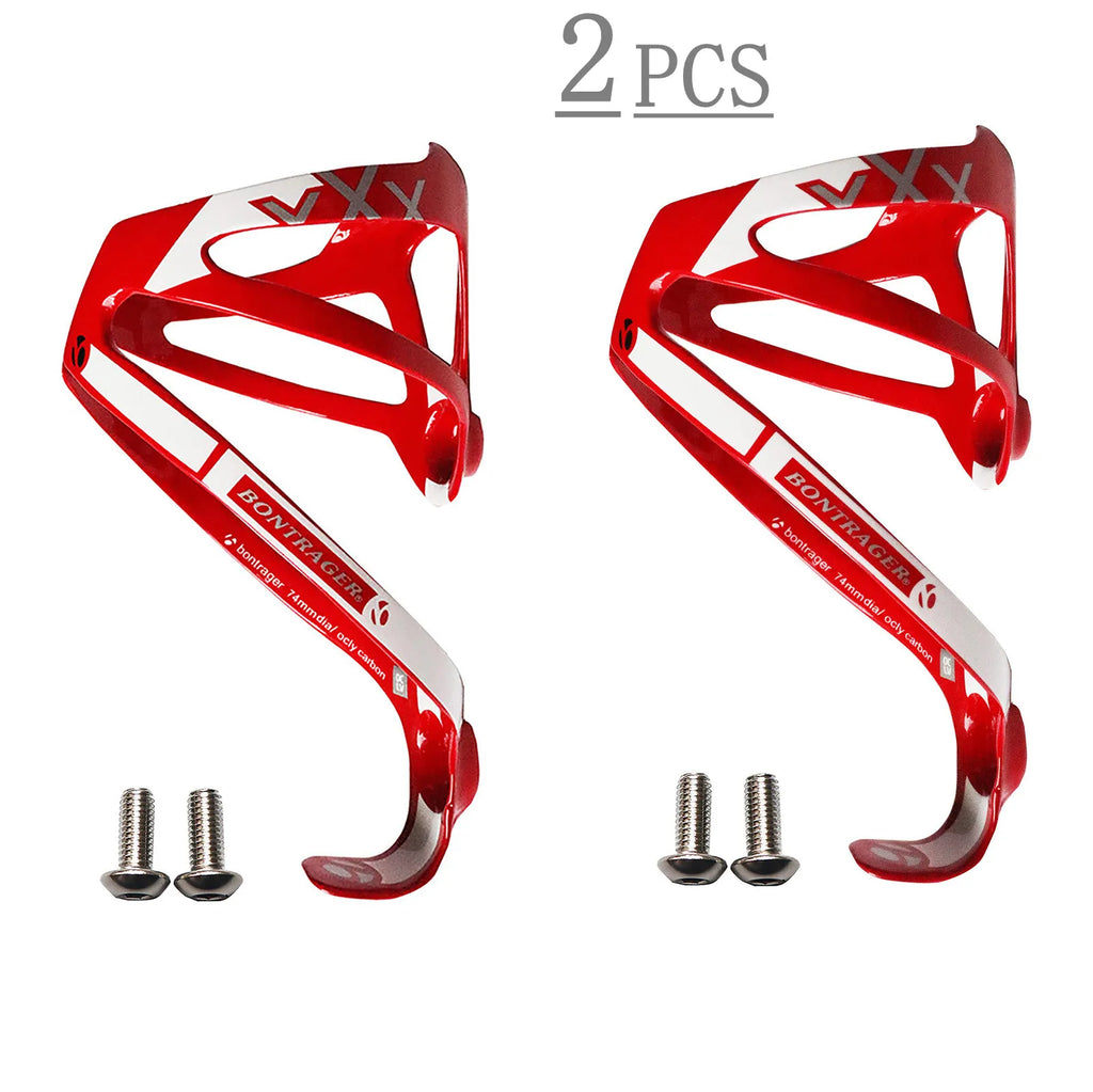 2Pcs Full Carbon Fiber Bicycle Water Bottle Cage MTB Road Bike Bottle Holder Ultra Light Cycle Equipment Matte/Glossy 4 Colors 1