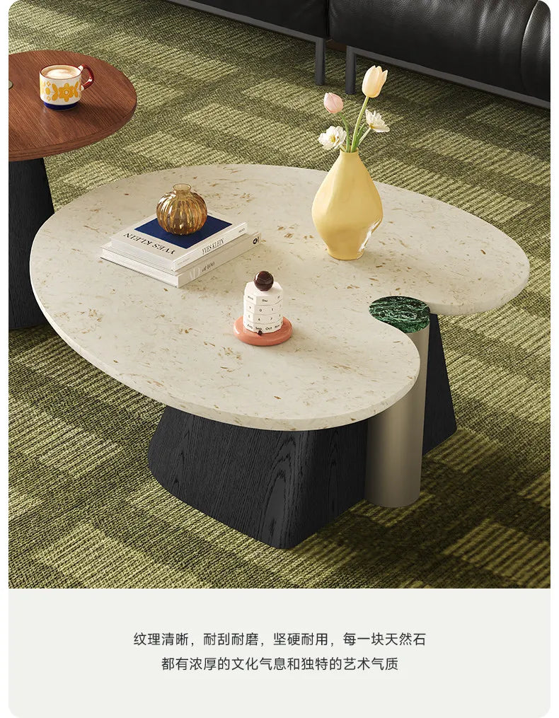 Modern Side Table Small Basses Hotel Irregular Coffee Table Garden Apartment Mesa De Centro Sala Japandi Style Furniture