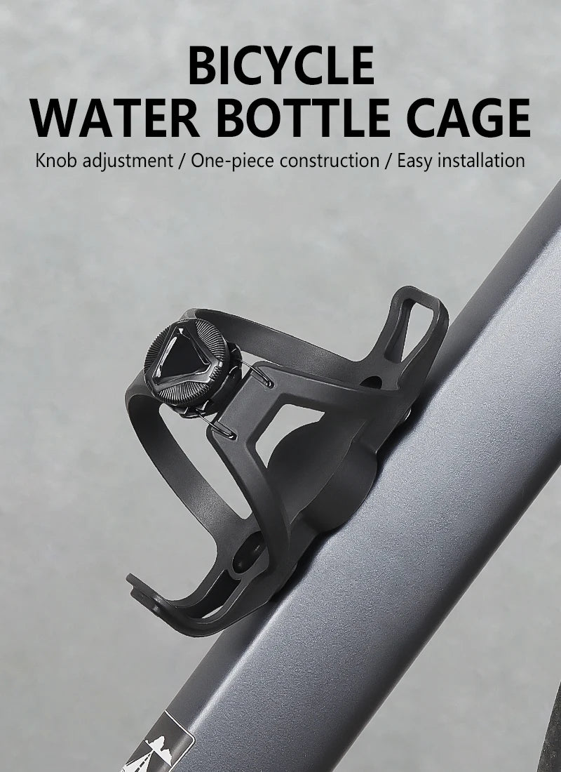 Universal Adjustable Bike Bottle Cage 68-90mm ATWEINA Water Bottle Holder with Integrated AirTag Case