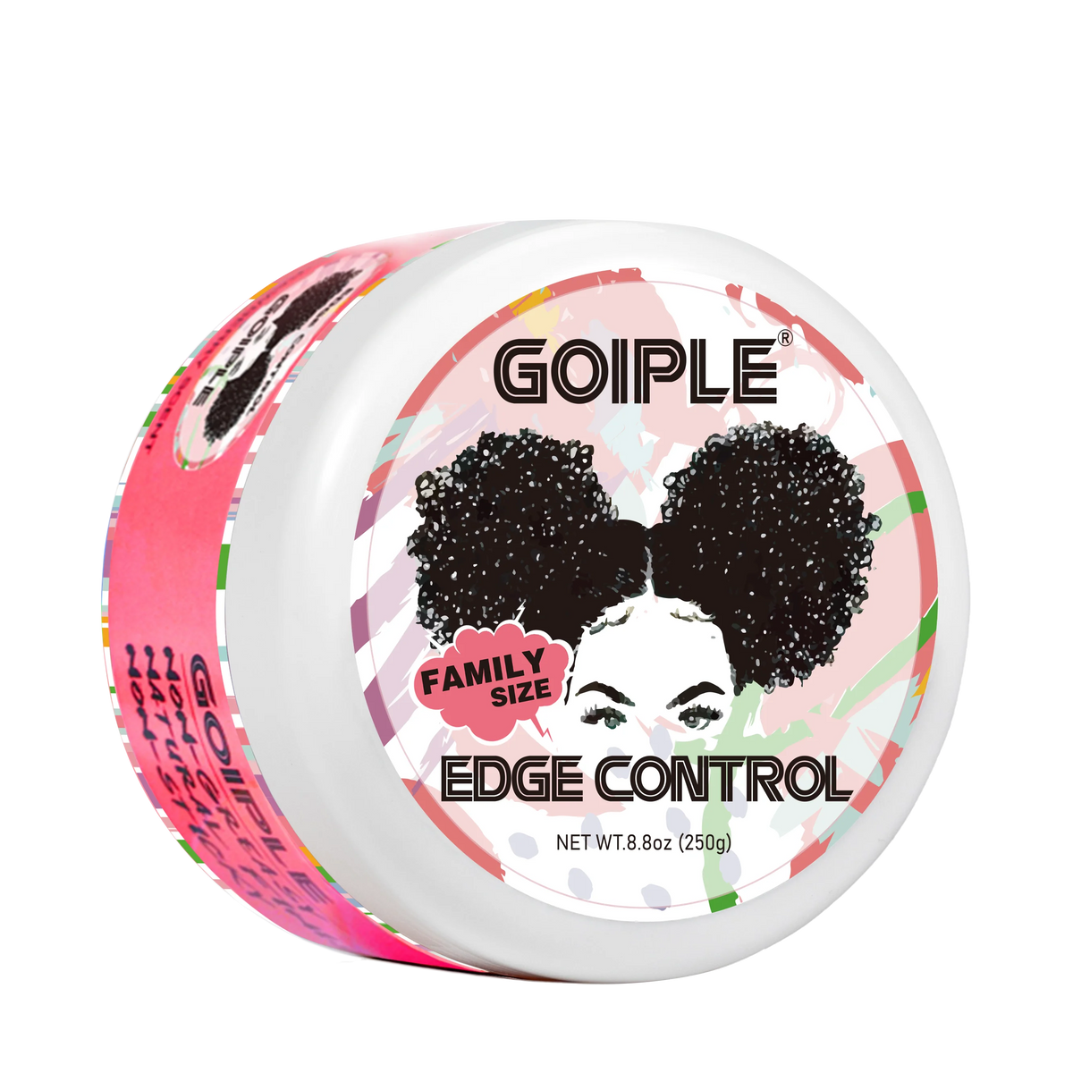 GOIPLE Long Lasting Hold Edge Control Gel for Black 4C Non-greasy Styling Wax Tame Frizz Slick Baby Hair Broken Finishing Cream
