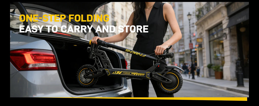 1200W Motor Foldable Adult Electric Scooter 48V 13AH Battery 30MPH Max Speed 10 Inch Off-Road Tires E-Scooter 35-45KM