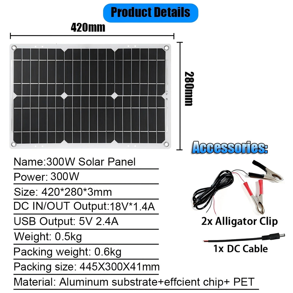 All-in-One 6000W Solar Generator: 600W Panel + MPPT Controller & Dual Voltage Inverter (110V/220V) for Home & RV & Camping