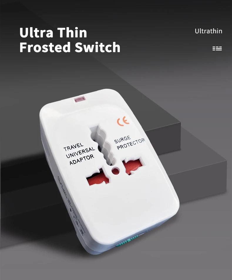 Universal Travel Adapter With 2 USB Ports Power Charger Adapter Outlet Converter Socket Plug Adaptor Connector EU UK US AU