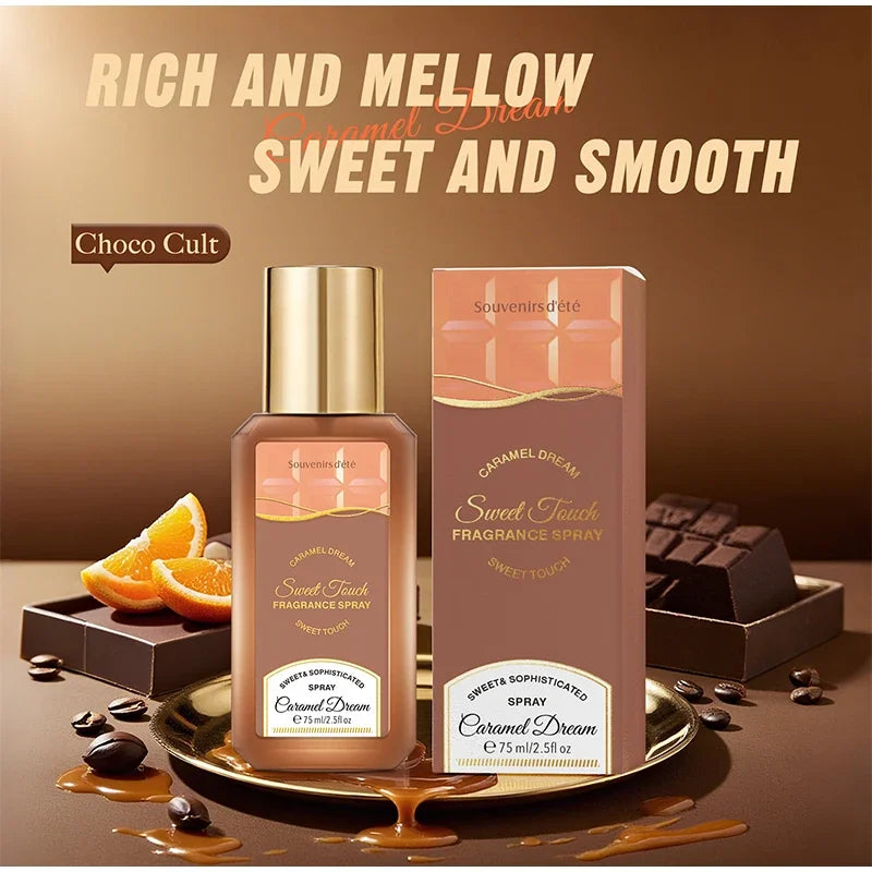 Caramel Gourmet Perfume Arabic Brand Floral Orange Chocolate Woody Fragrance Long-lasting Fragrance Charm Unisex Eau De Toilette