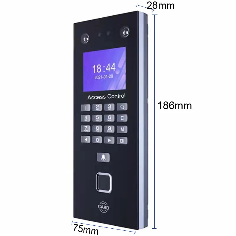 500 Face 300 Figner 2.4Inch LCD TCP/IP USB Biometric Fingerprint Face Access Control Time Attendance System 125khz RFID Card