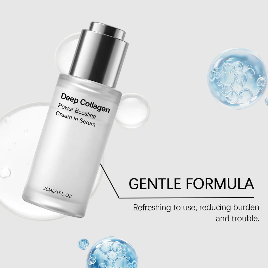Deep Collagen Serum Diminishes Fine Lines Shrink Pores Lasting Hydrating Improve Skin Dryness Tightness Hyaluronic Acid Essence