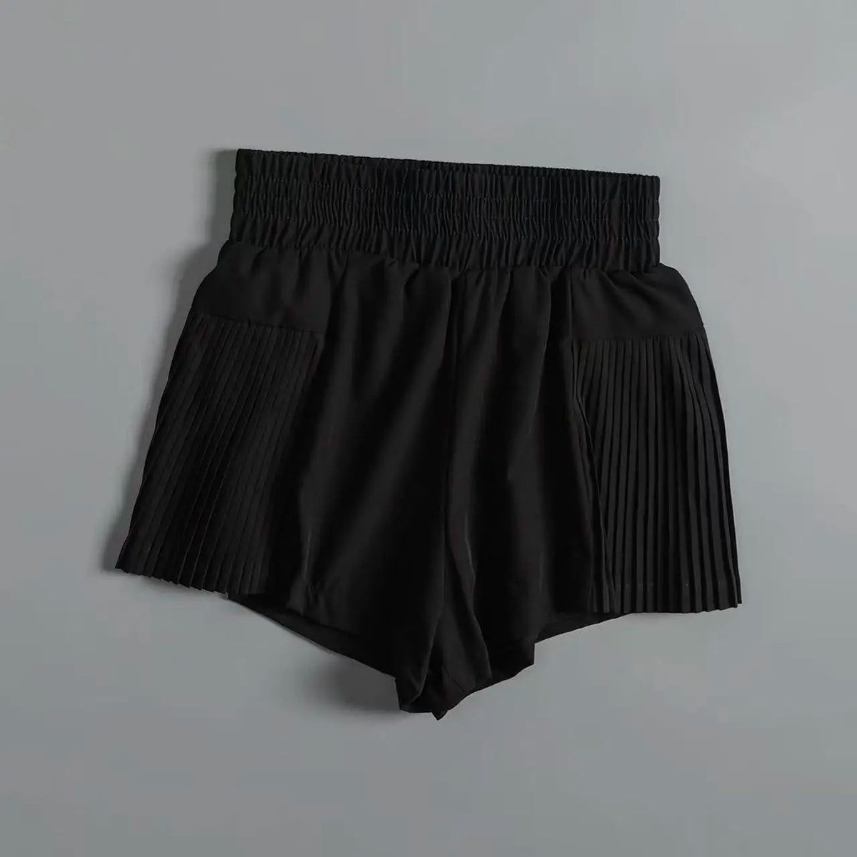Women's Yoga Shorts Fake Two-Piece Loose-Fit Anti-Exposure Breathable Quick-Dry Running Fitness Sports Cropped Pants with Pocket