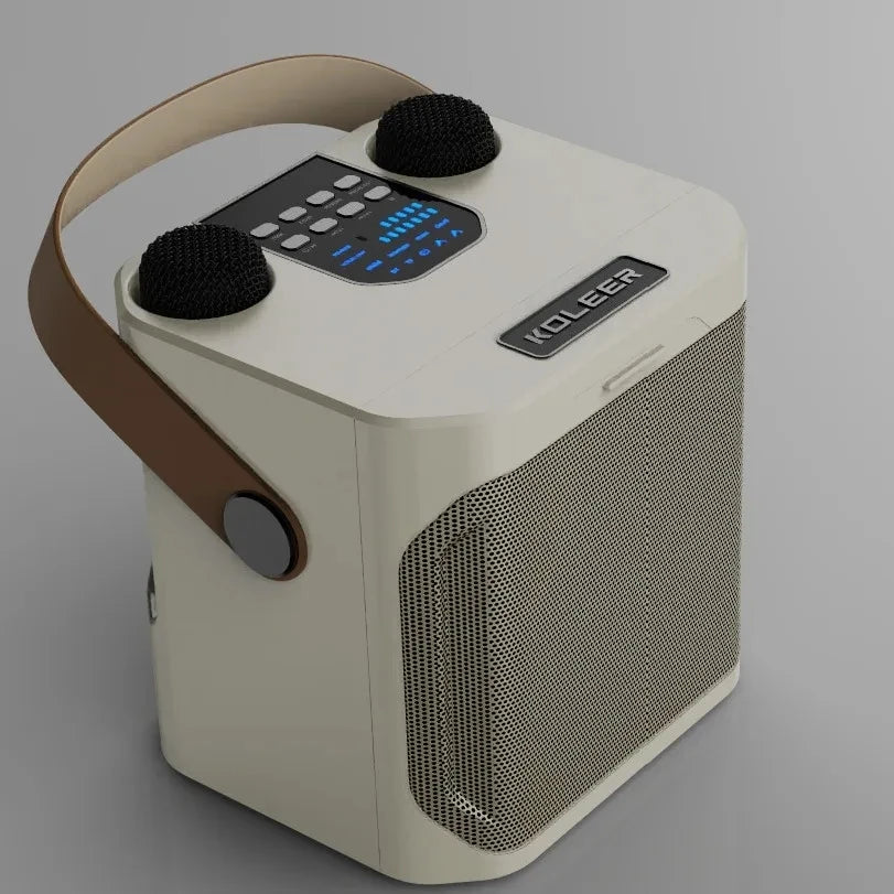 Wireless Subwoofer Portable Powerful Karaoke Bluetooth Speaker With Microphone Sound Box Music Machine High Power Caixa De Som