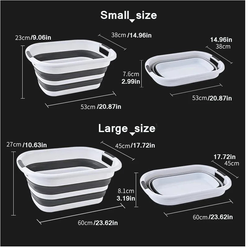 Multi-function folding storage basket large capacity dirty clothes basket cat dog pet bath basin toy home storage sorting box