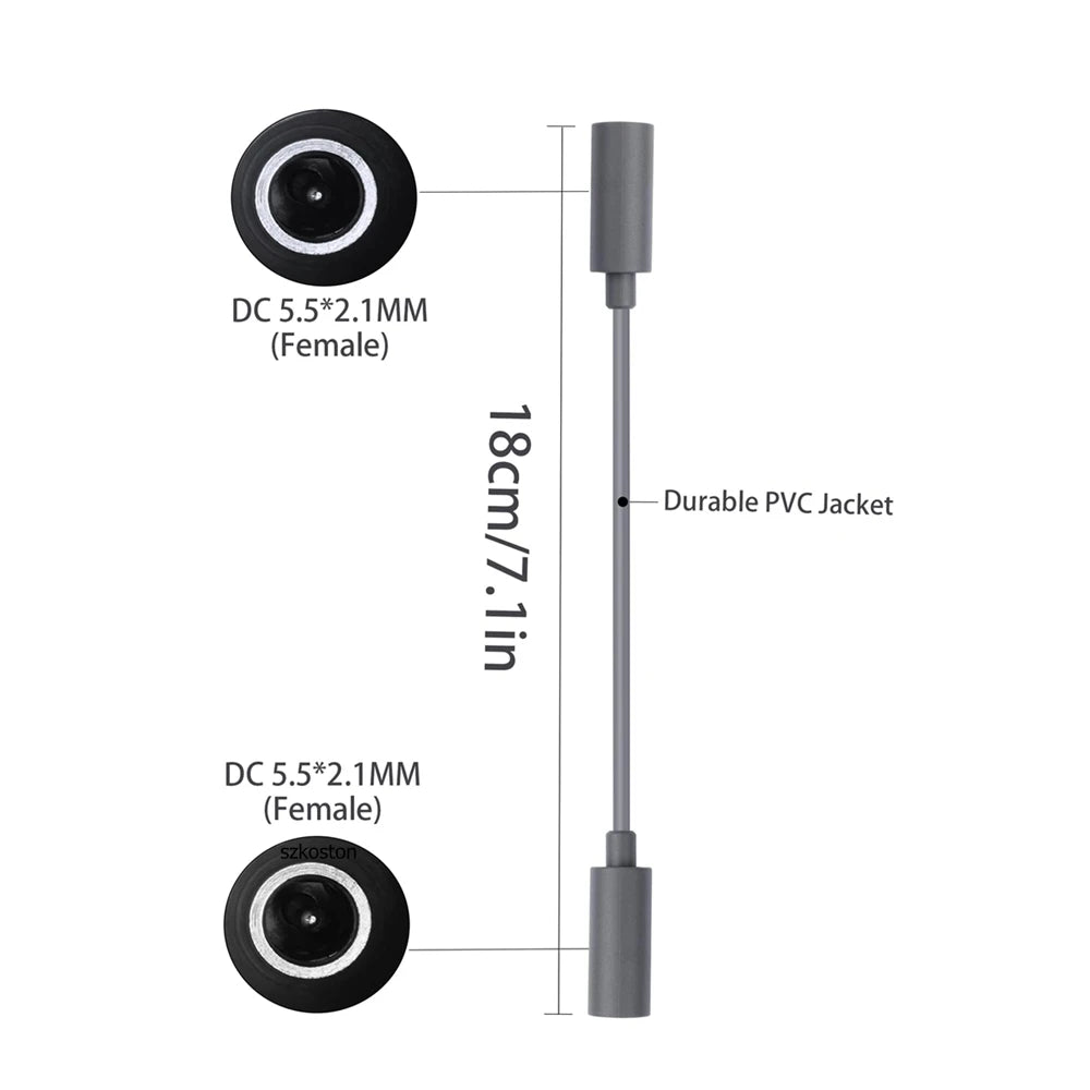 Starlink Mini DC 5.5 × 2.1 mm Female-to-Female Power Connector