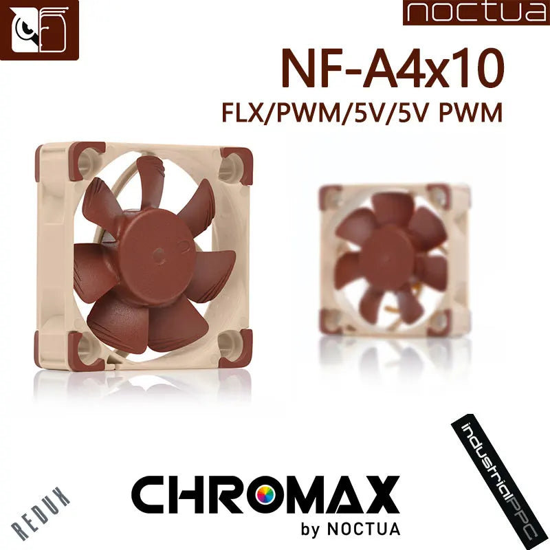 Noctua NF-A4x10 PWM FLX 40mm 12v 5v Cooling fan 3pin 4pin PWM quiet Radiator For Computer Case Cooling CPU cooler fan Replace