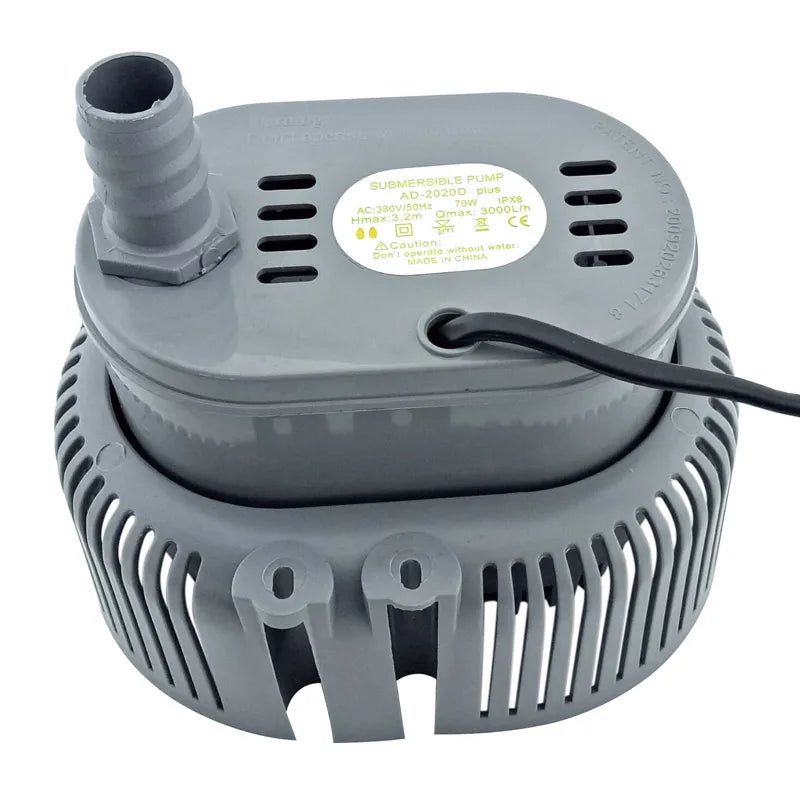 Submersible Pump AC 380V 220V Environmental Protection Air Conditioning Water Pump 45W 70W Cold Air Fan Water Pump