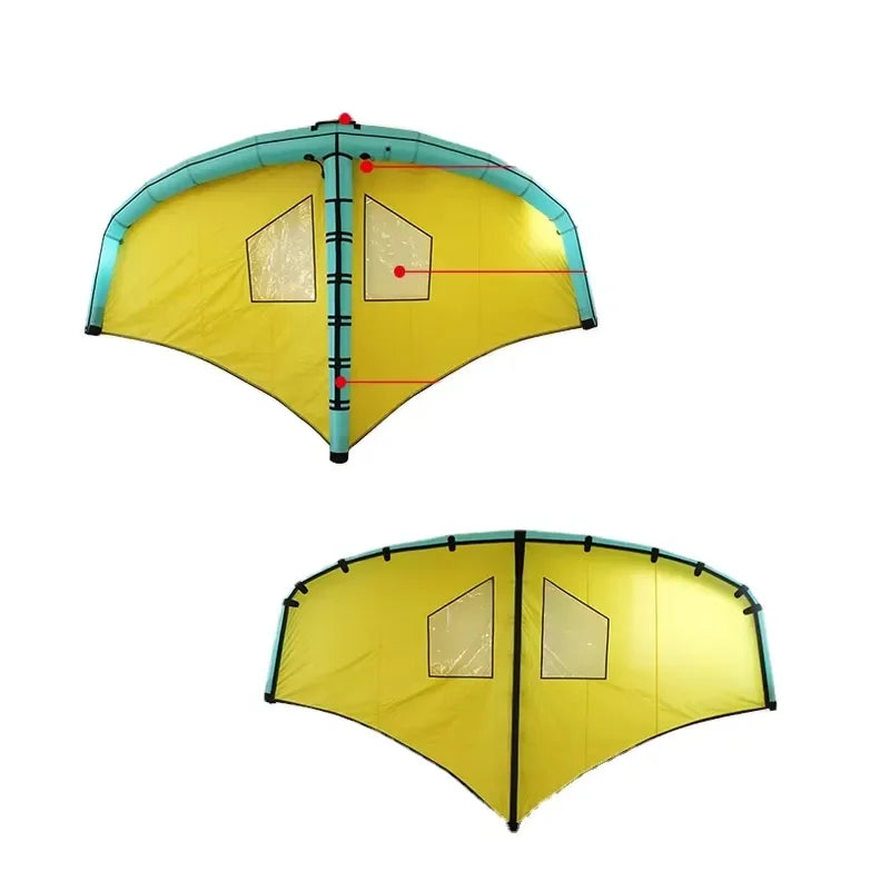 Inflatable SUP Wing Surf Board Portable Stand Up Paddle Surfboard Outdoor Lake Sea Beach Wing Surfing Water Sports Equipment