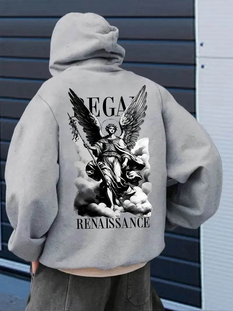 The 2025 fashion new men's hoodie comfortable and casual patterned printed sweatshirt high-quality streetwear