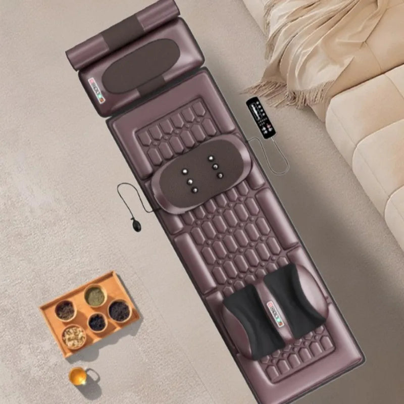 Electric Full Body Massage Mats Multifunctional High Frequency Vibration Heated Airbag Massage Cushion Relaxation Equipment