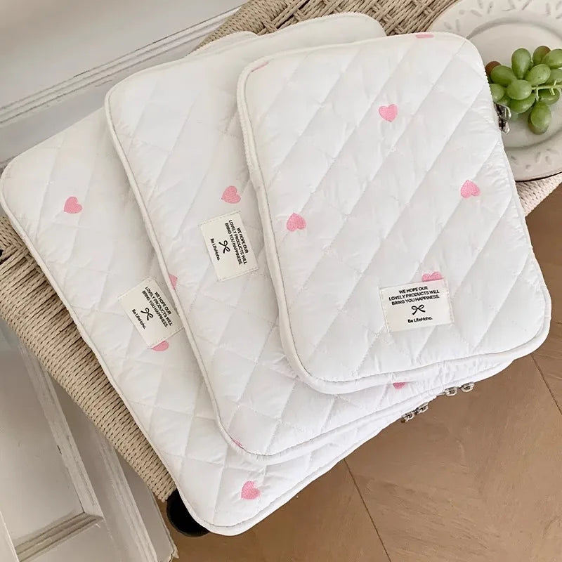 cute Laptop Sleeve Case Bag Portable Computer Cover Bag Tablet Pouch For Ipad 9.7-11 Macbook Air Pro 13 14 15 15.6 16 Inch Cover