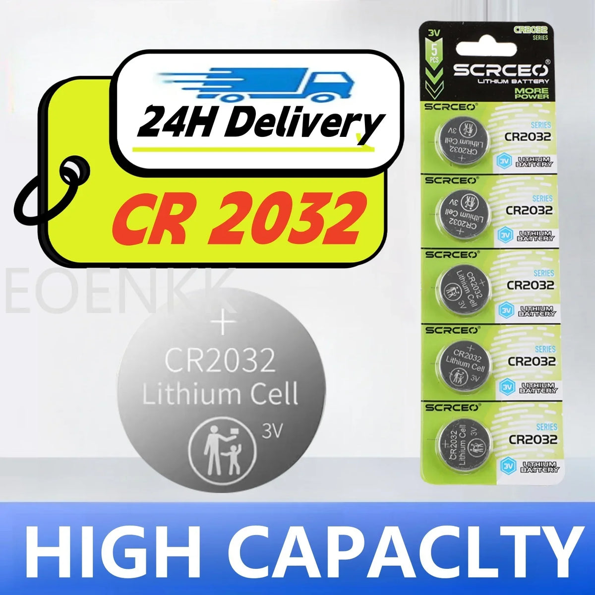 New2-50PCS CR2032 3V Lithium Battery CR 2032 Button Battery For Watch Toy Calculator Car Remote Control Button Coin Cell