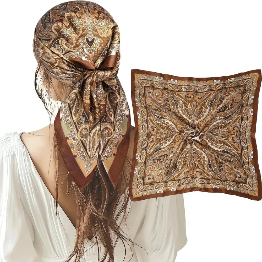 Satin-Like Head Scarf – Hair Wrap