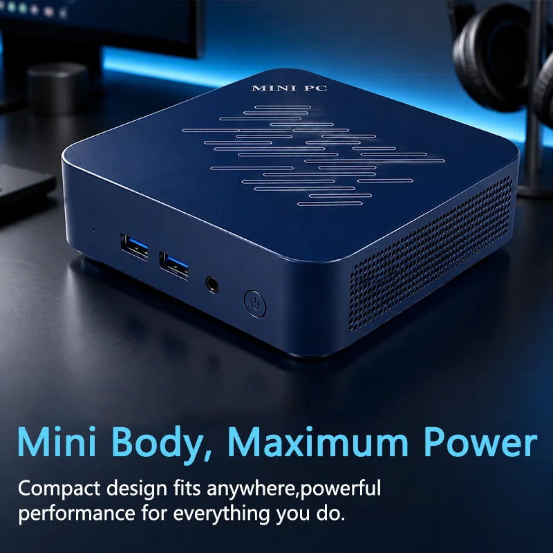 New Mini PC Core I9 10980HK Portable Mini Desktop Device 16GB RAM 1TB 2TB Large SSD 4K HD Display For Game Office Home Use