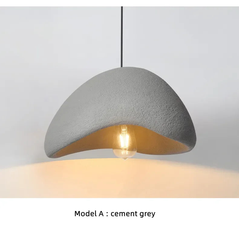 Minimalism Wabi Sabi LED Pendant Lamps For Living Dining Room Restaurant Loft Decor Hanging Chandelier Art Suspension Luminaire