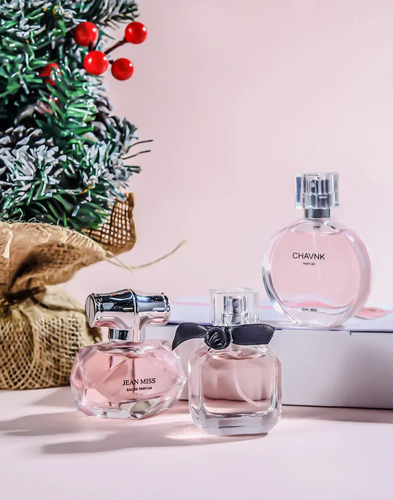 3-Piece Floral Scent Women Perfume Set Eau De Toilette Fresh Natural Long-Lasting Luxury Brand Dupe Same Fragrance 30ml*3 Brand