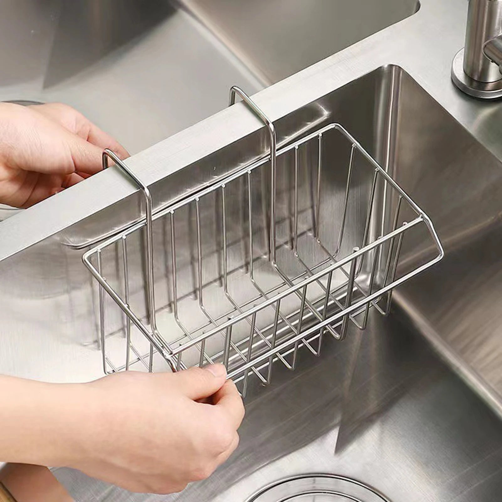 Kitchen Sink Drain Rack Organizer Sponge Storage Faucet Holder Soap Drainer Dishcloth Towel Rack Kitchen Sink Organizer
