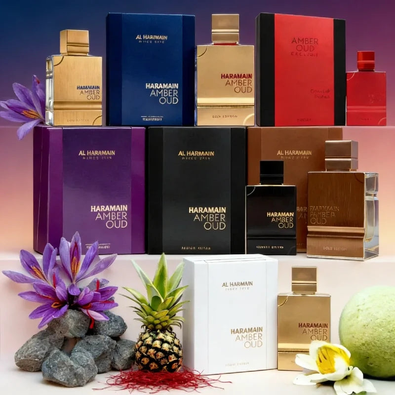 Premium Amber Oud Gold Edition & Dubai Night Perfume, Luxurious Long Lasting Arabian Fragrance Spray for Men Women