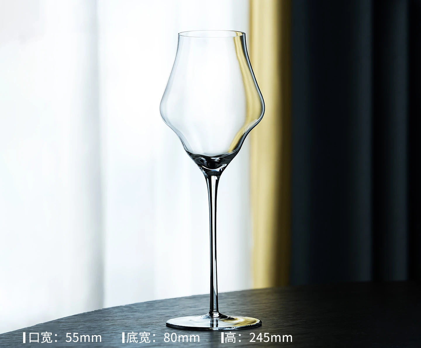 Ultra-thin Sweet Wine Glasses High Foot Champagne Glasses High-end White Wine Red Wine Glasses And Sparkling Water Glasses