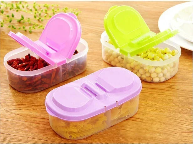 1/4pcs Portable Lunch Box for Kids Camping Picnic with Transparent Compartment Leakproof Food Storage  Secure  Clasps  Container