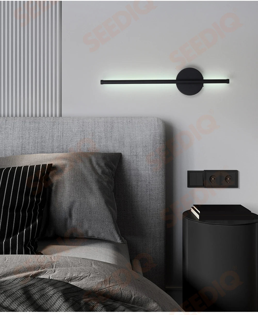 Rechargeable Battery Operated Wall Light Installation Free Wall Sconce 1PC 50CM Dimming For Livingroom Sofe Beside Bedroom