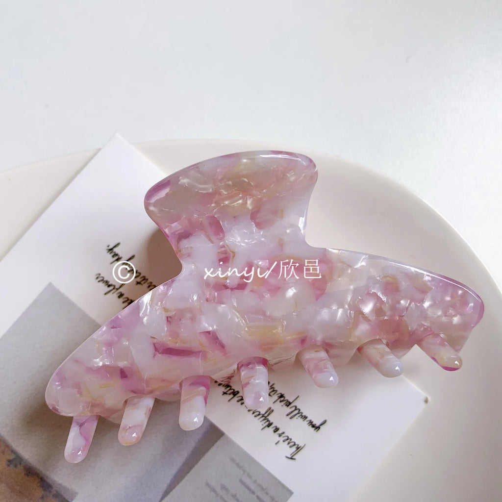 High-end Acetate Large Plate Hair Claws Fashion Hair Accessories Women Trend Back Head Clip Boutique Cute Girl Hairpins Headwear