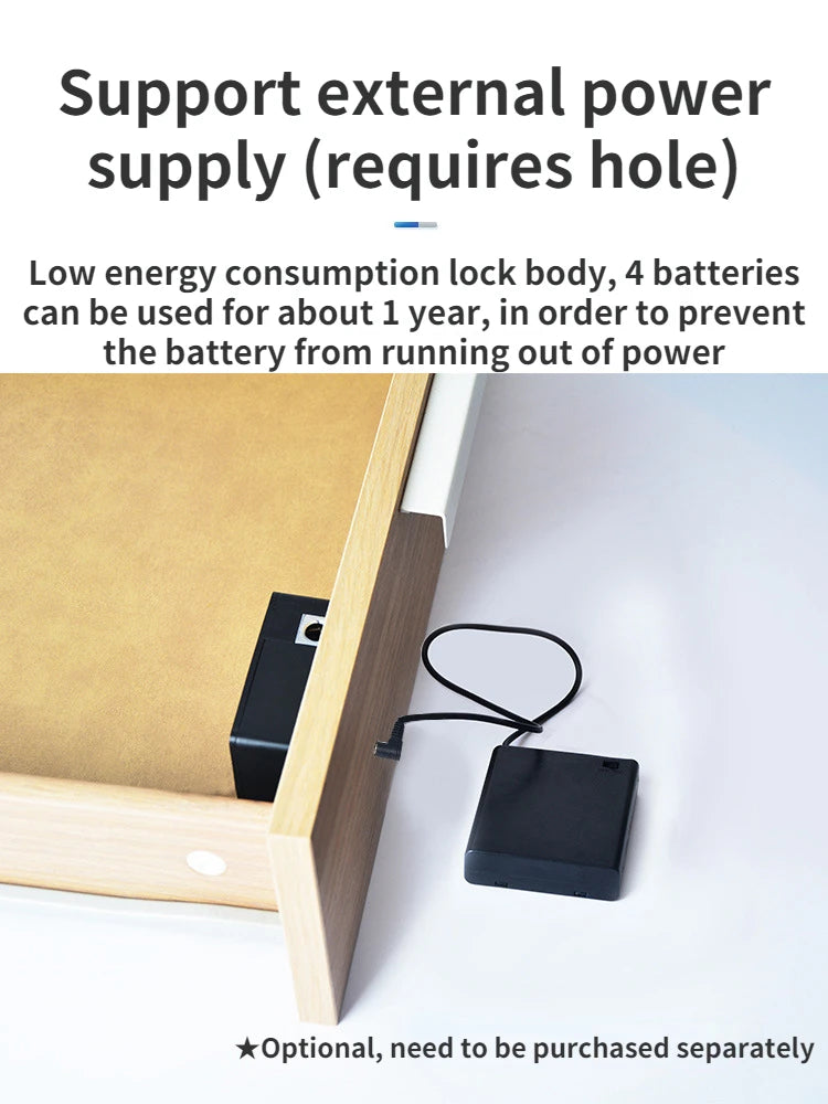 Smart Cabinet Door Lock Keyless Invisible Electronic Lock IC Card TTlock App Unlock Cabinet Locker Furniture Drawer Smart Locks