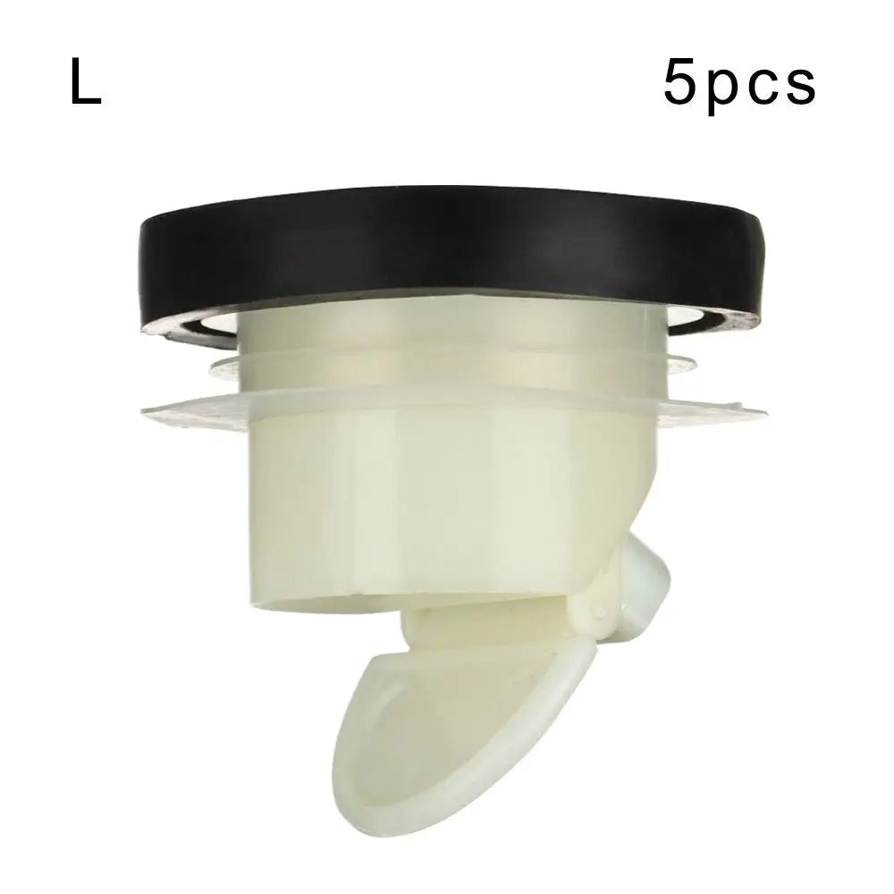 Useful 5Pcs/set Anti Odor Pest Floor Drain Stopper Shower Floor Strainer Plug Sewer One Way Valve Seal Drainer Cover